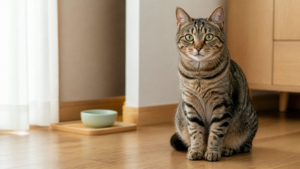 【獣医師監修】猫が吐いたとき〜毛玉・黄色い液・未消化フードの見方と受診の目安